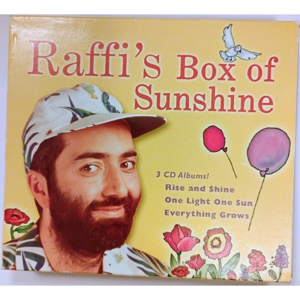 Raffi's Box of Sunshine 3 CD Box Set Rise Shine One Light Everything Grows